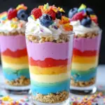 Pride Month Rainbow No-Bake Cheesecake Parfaits to Celebrate You 41 Pride Month Rainbow No-Bake Cheesecake Parfaits