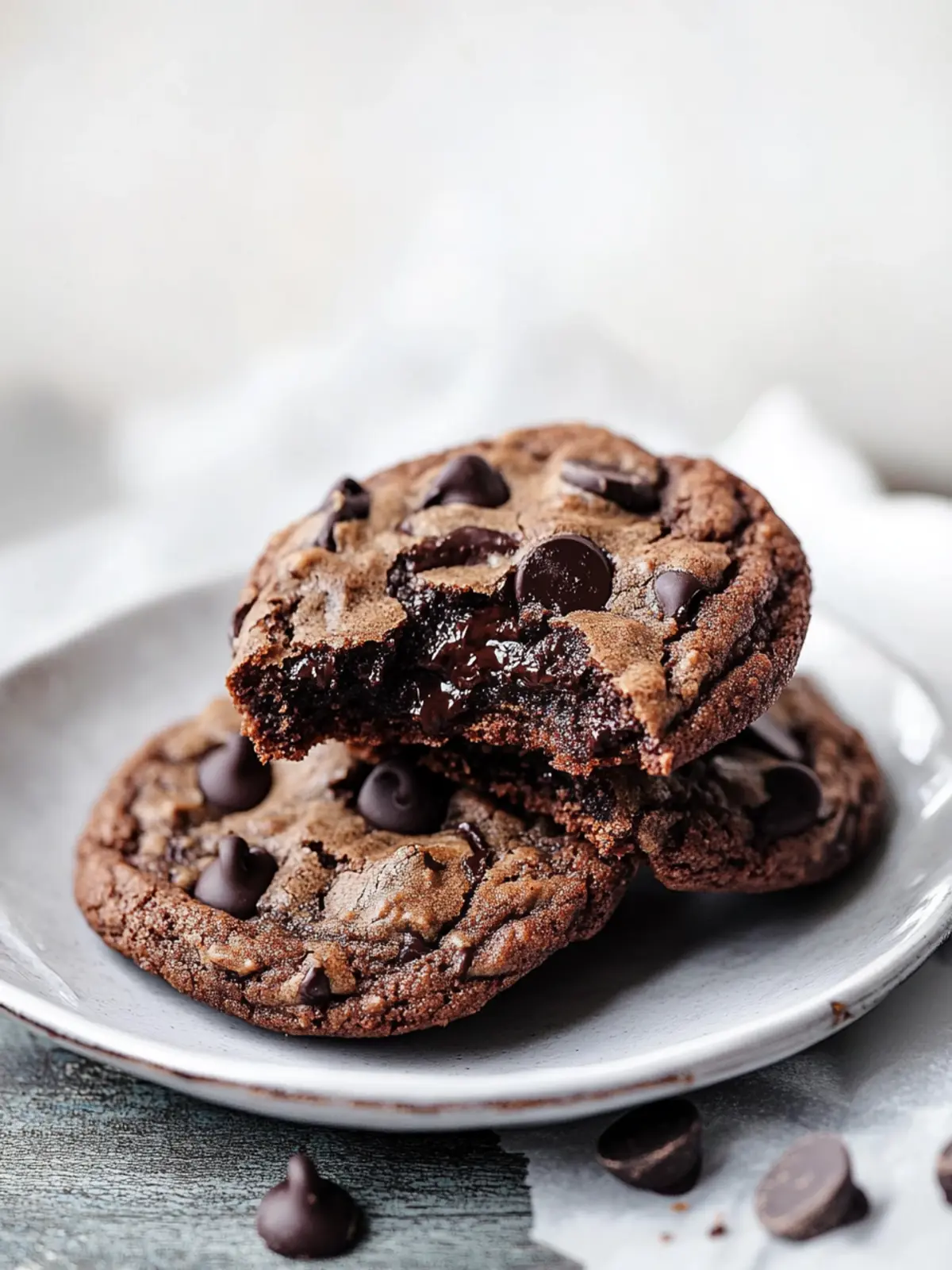 Bakery Style Double Chocolate Chip Cookies You’ll Crave 4 Bakery Style Double Chocolate Chip Cookies