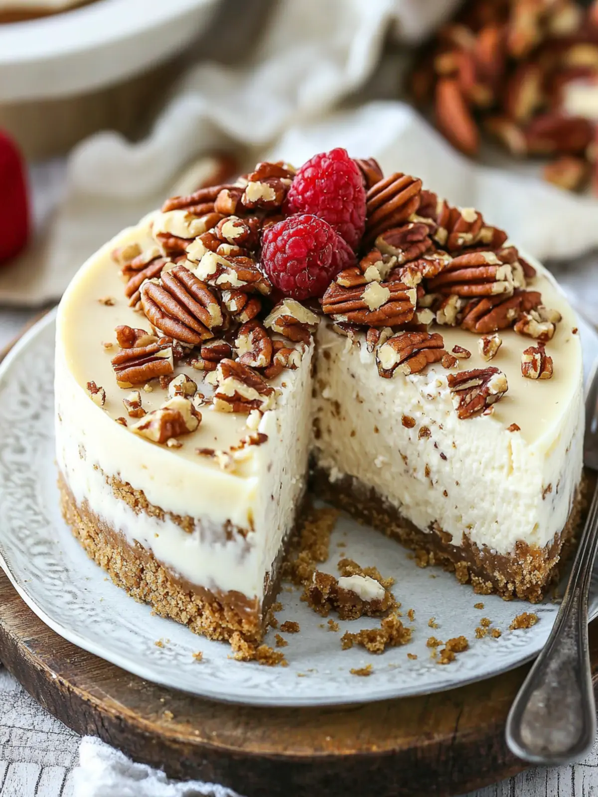 Browned Butter Pecan Cheesecake That Will Steal the Show 2 Browned Butter Pecan Cheesecake