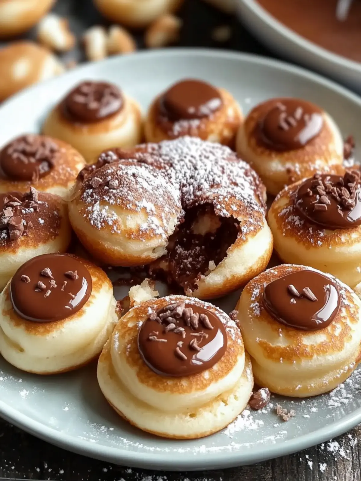 Nutella-Filled Mini Pancake Bombs Recipe for Sweet Mornings 2 Nutella-Filled Mini Pancake Bombs Recipe