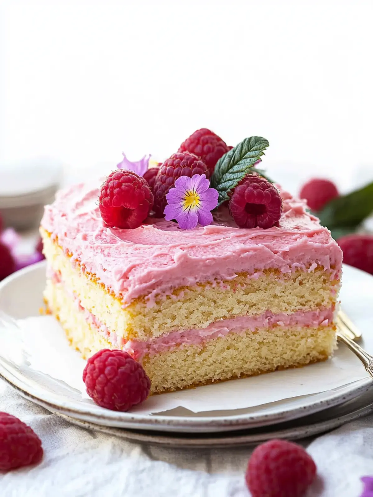 Decadent Almond Cake with Raspberry Frosting to Impress! 5 Almond Cake with Raspberry Frosting