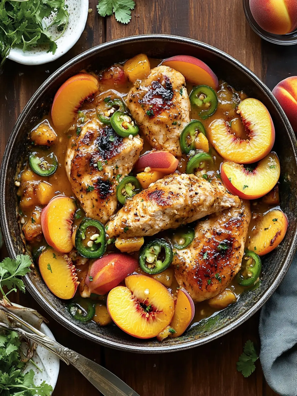 Savor the Flavor: Jalapeno Peach Chicken Delight 3 Jalapeno Peach Chicken