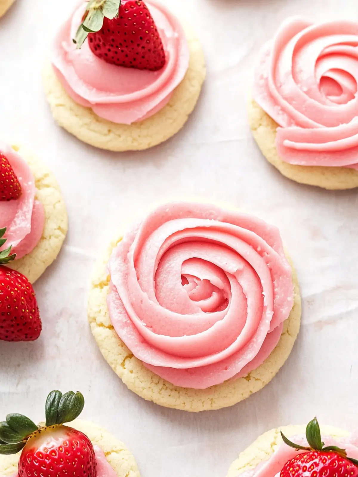 Irresistible Strawberry Frosted Sugar Cookies You’ll Adore 2 Strawberry Frosted Sugar Cookies