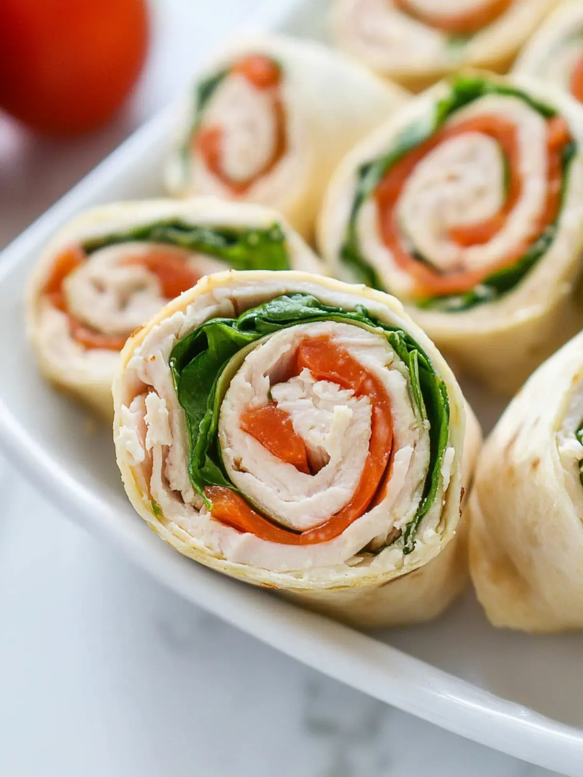 Turkey Roll Ups Pinwheel Bites That Make Healthy Snacking Fun 4 Turkey Roll Ups Pinwheel Bites