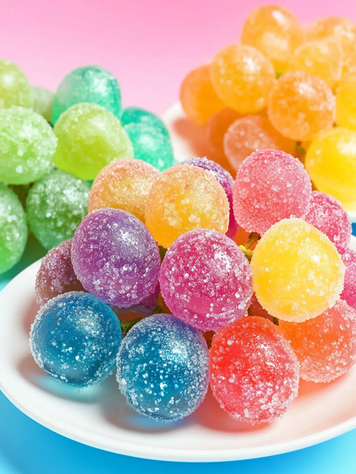 Pride Month Rainbow Jello Frosted Grapes That Wow Your Guests 4 Pride Month Rainbow Jello Frosted Grapes