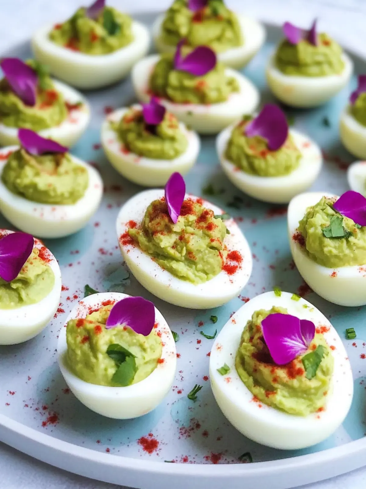 Pride Month Rainbow Guacamole Deviled Eggs to Dazzle You 5 Pride Month Rainbow Guacamole Deviled Eggs