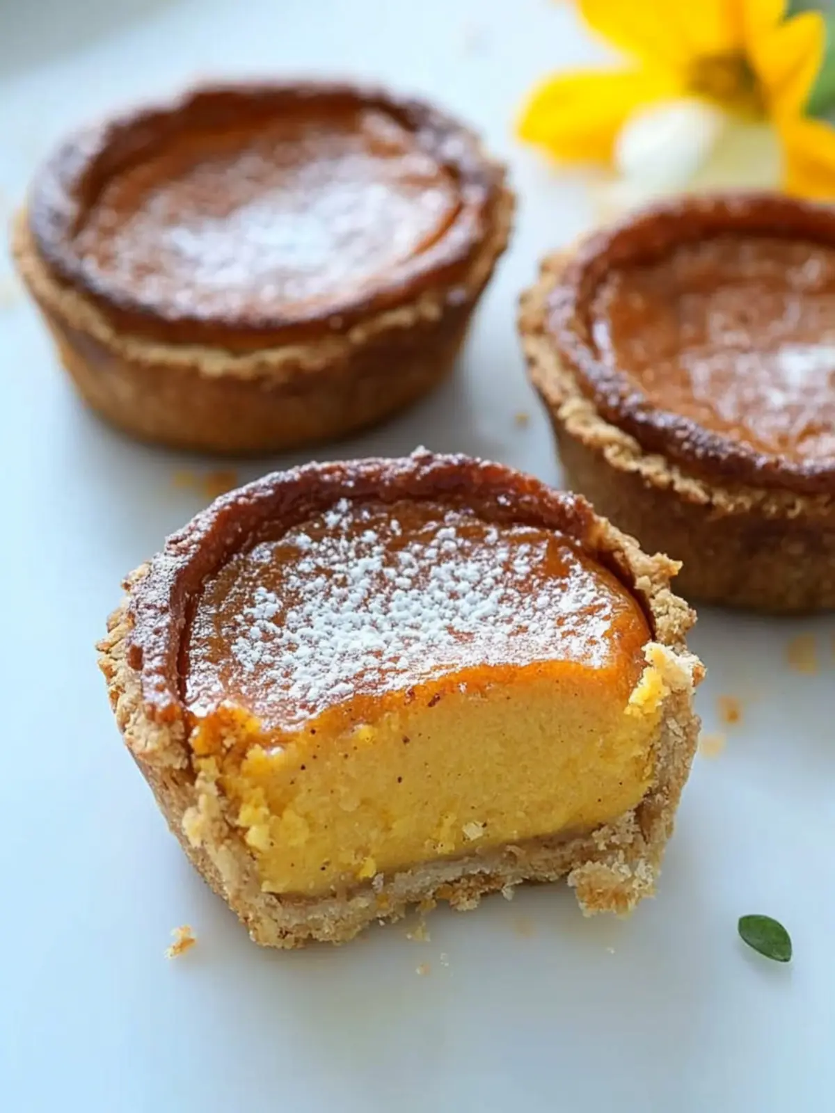 Delicious Father's Day Mini Pumpkin Tarts – Flourless and Eggless! 3 Father's Day Mini Pumpkin Tarts (No Flour, No Eggs)