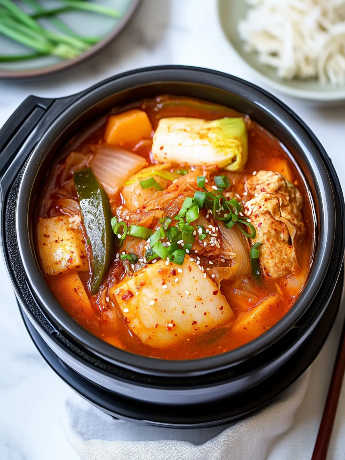 Cozy Up with Instant Pot Kimchi Jjigae for Ultimate Comfort 3 Instant Pot Kimchi Jjigae (Stew)