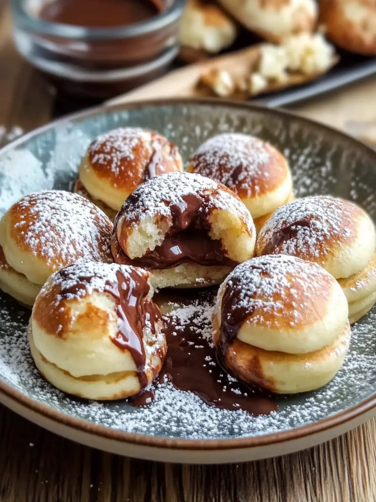 Nutella-Filled Mini Pancake Bombs Recipe for Sweet Mornings 5 Nutella-Filled Mini Pancake Bombs Recipe