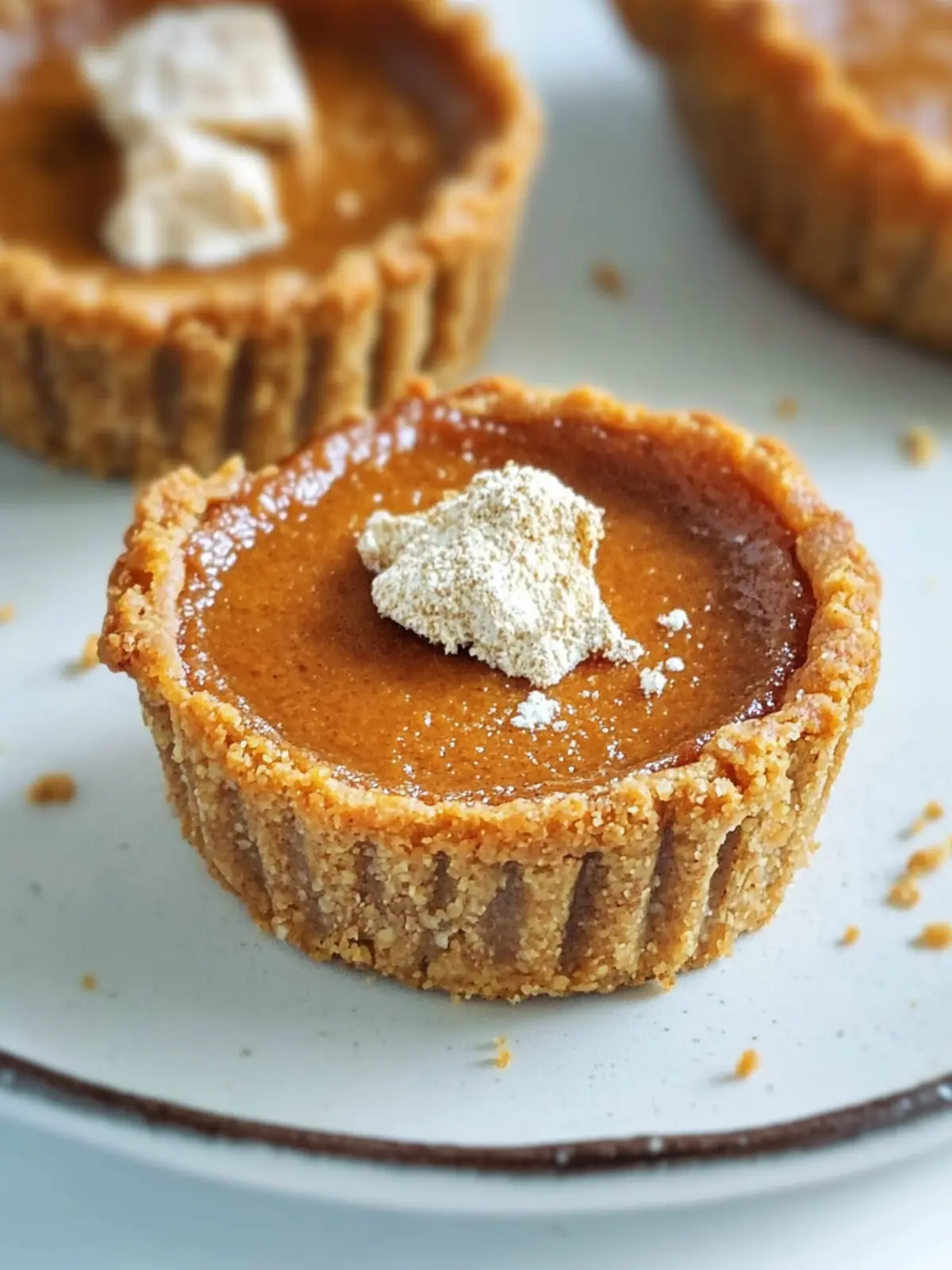 Delicious Father's Day Mini Pumpkin Tarts – Flourless and Eggless! 4 Father's Day Mini Pumpkin Tarts (No Flour, No Eggs)