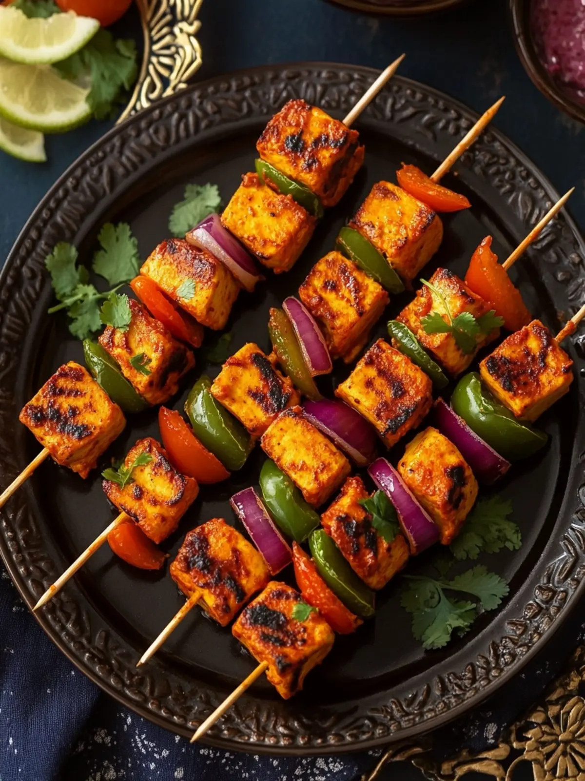 Eid al-Adha Paneer Tikka Skewers You'll Crave This Celebration 2 Eid al-Adha Paneer Tikka Skewers