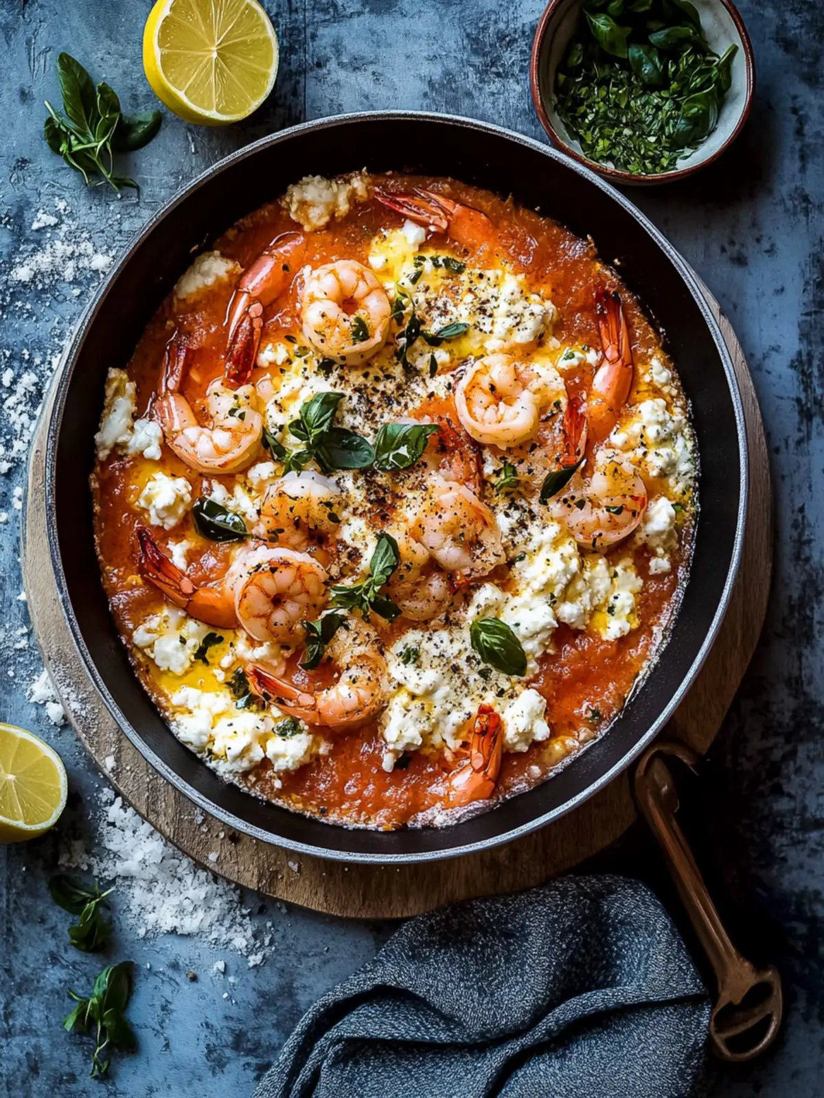 Irresistible Shrimp Saganaki in Savory Tomato Feta Sauce 3 Shrimp Saganaki