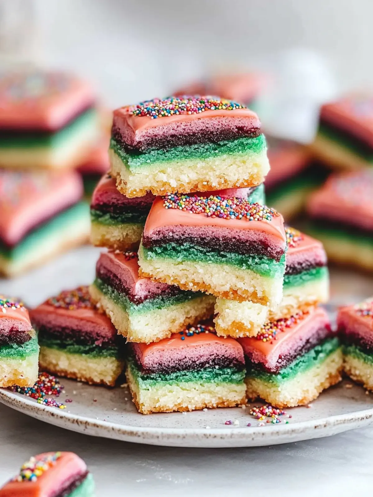 Pride Month Italian Rainbow Cookies That Celebrate Love 2 Pride Month Italian Rainbow Cookies
