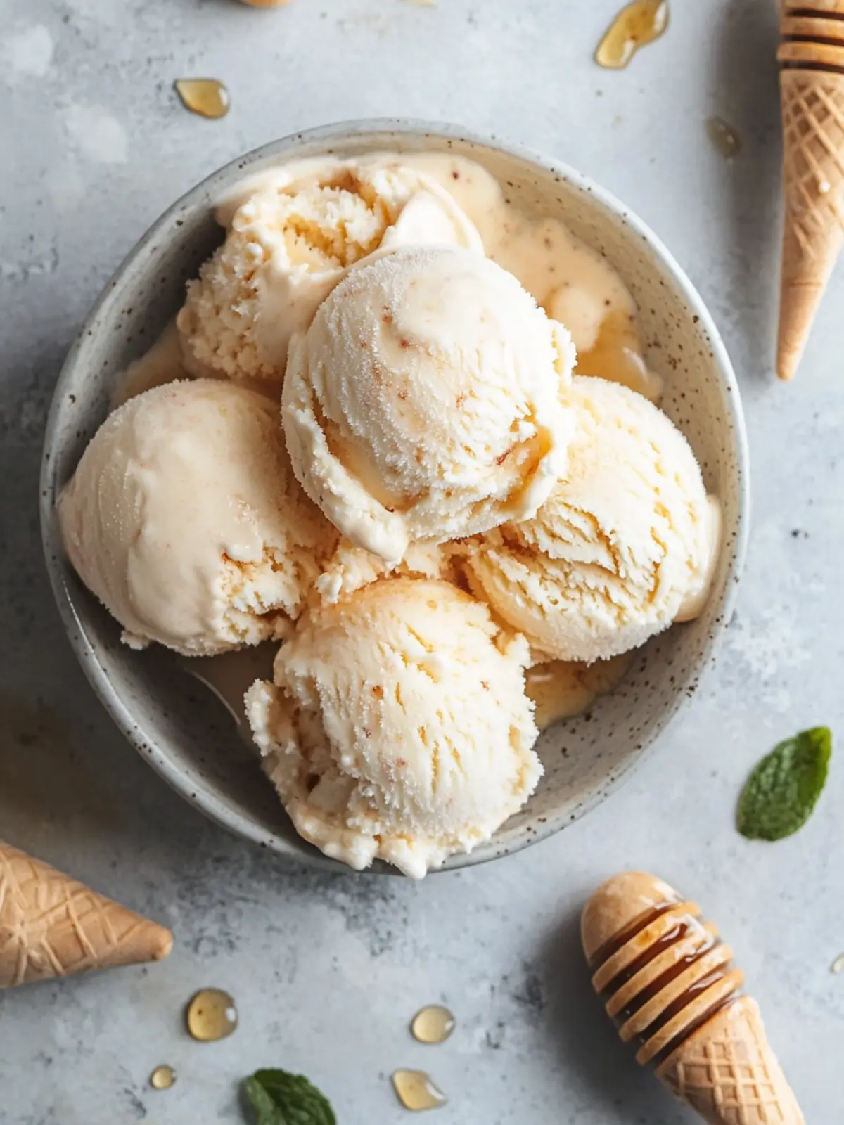 Salted Honey & Peach No Churn Ice Cream That You’ll Adore 4 Salted Honey & Peach No Churn Ice Cream