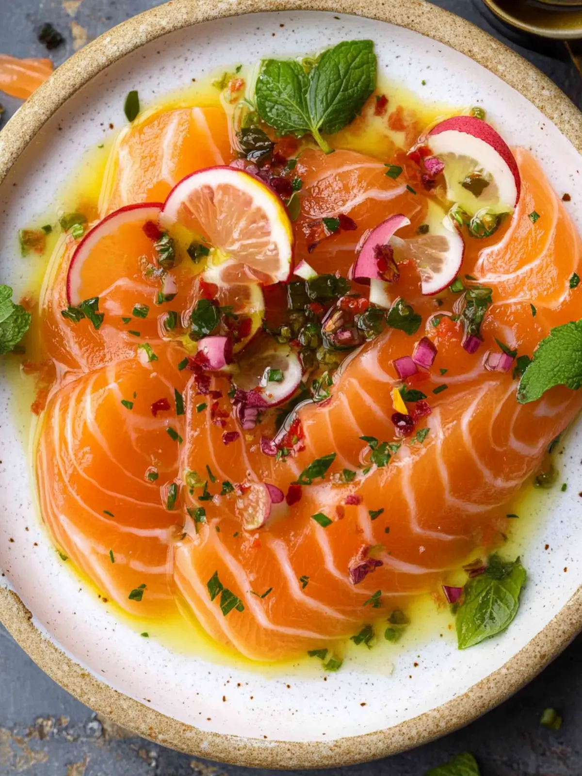 Delicious Salmon Crudo Salad: Fresh, Flavorful, and Fun! 4 Salmon Crudo