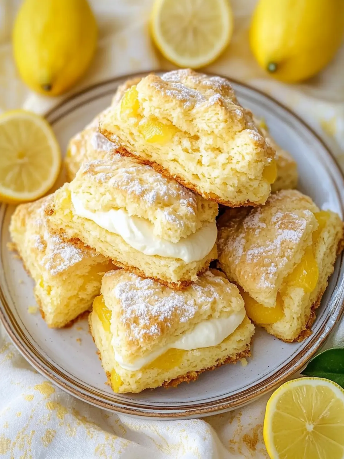 Irresistible Lemon Scones for a Bright Morning Boost 2 Lemon Scones