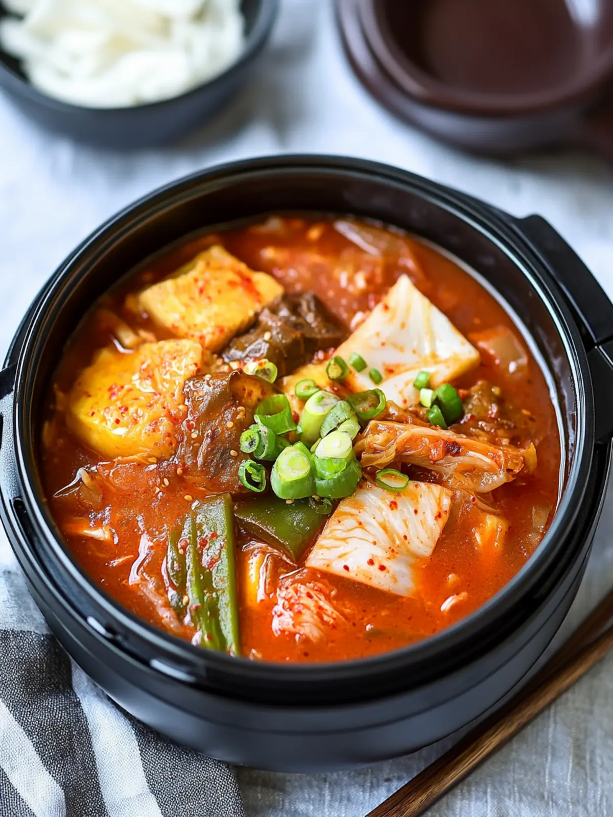 Cozy Up with Instant Pot Kimchi Jjigae for Ultimate Comfort 5 Instant Pot Kimchi Jjigae (Stew)