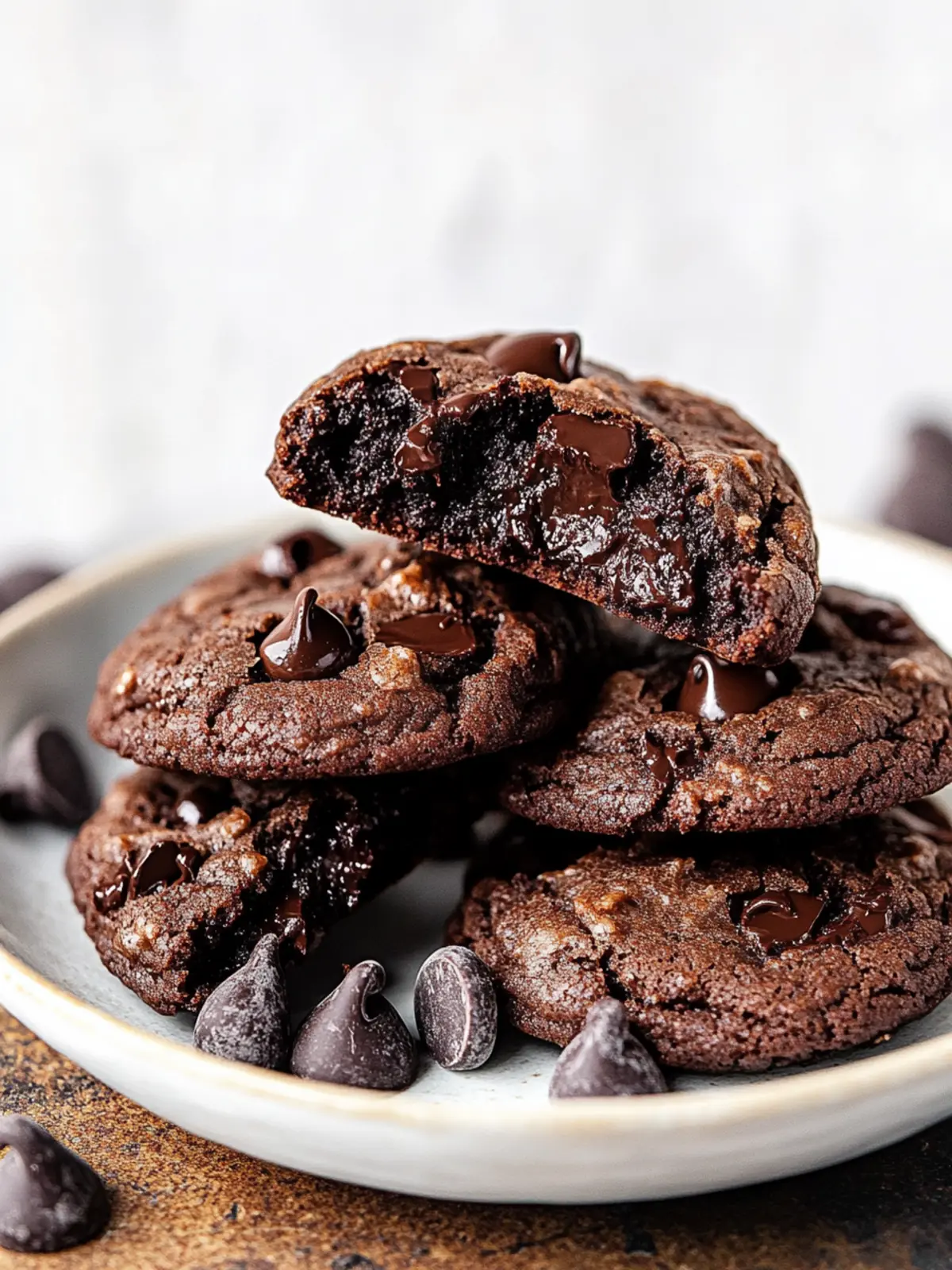 Bakery Style Double Chocolate Chip Cookies You’ll Crave 2 Bakery Style Double Chocolate Chip Cookies