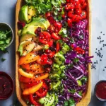 Pride Month Rainbow Salad with Chinese-Inspired Dressing Delight 10 Pride Month Rainbow salad with Chinese-inspired dressing