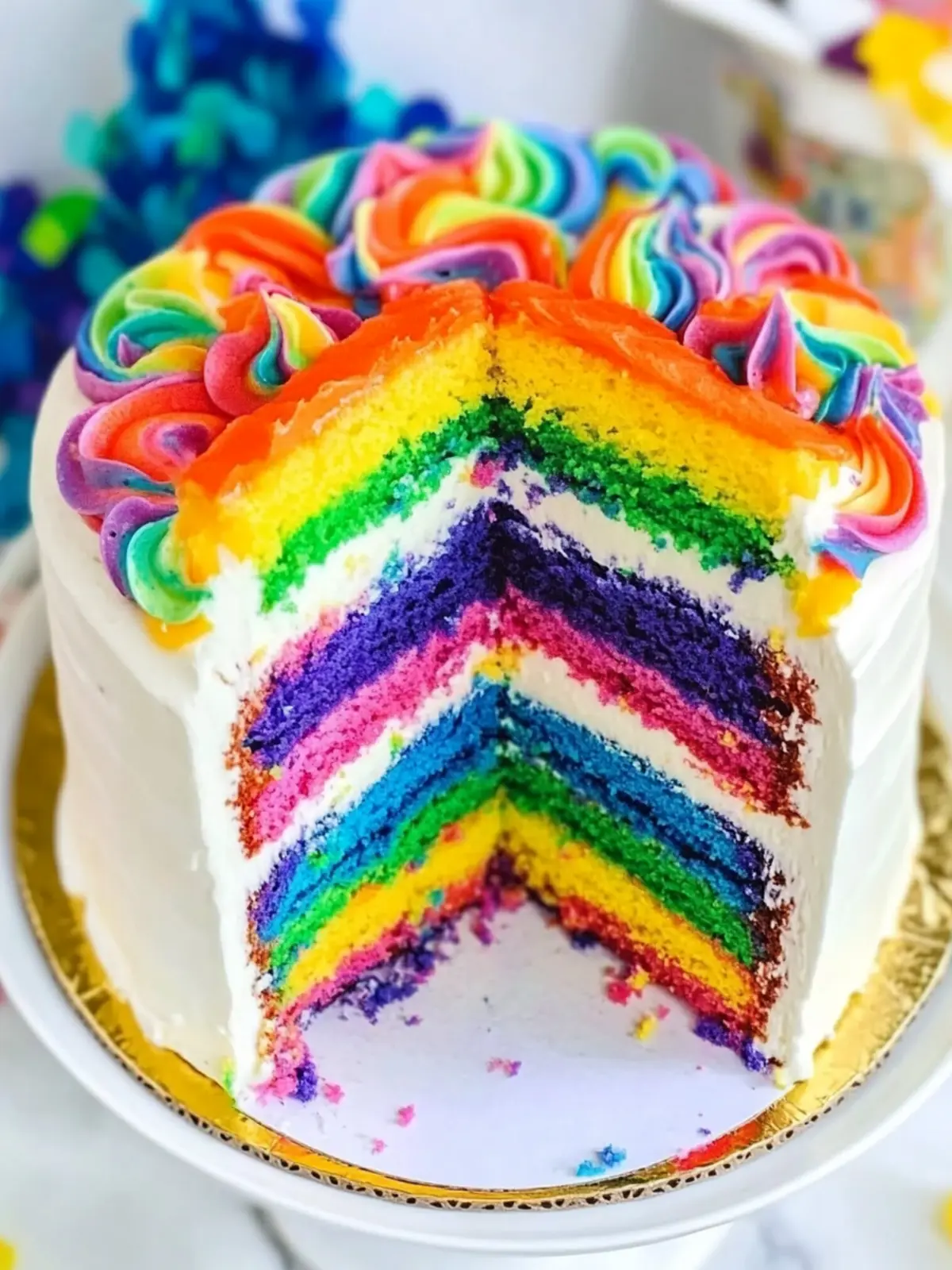 Pride Month Rainbow Swirl Cake to Brighten Your Celebrations 5 Pride Month Rainbow Swirl Cake
