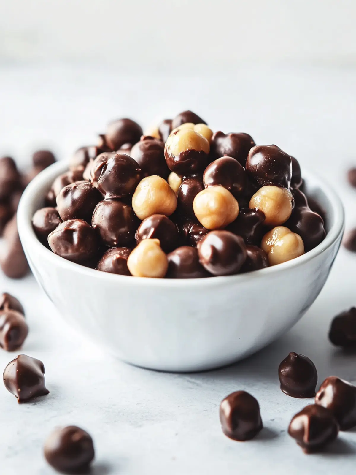 Chocolate-Covered Chickpeas: 3 Ingredients for Guilt-Free Bliss 4 Chocolate-Covered Chickpeas (3 Ingredients)