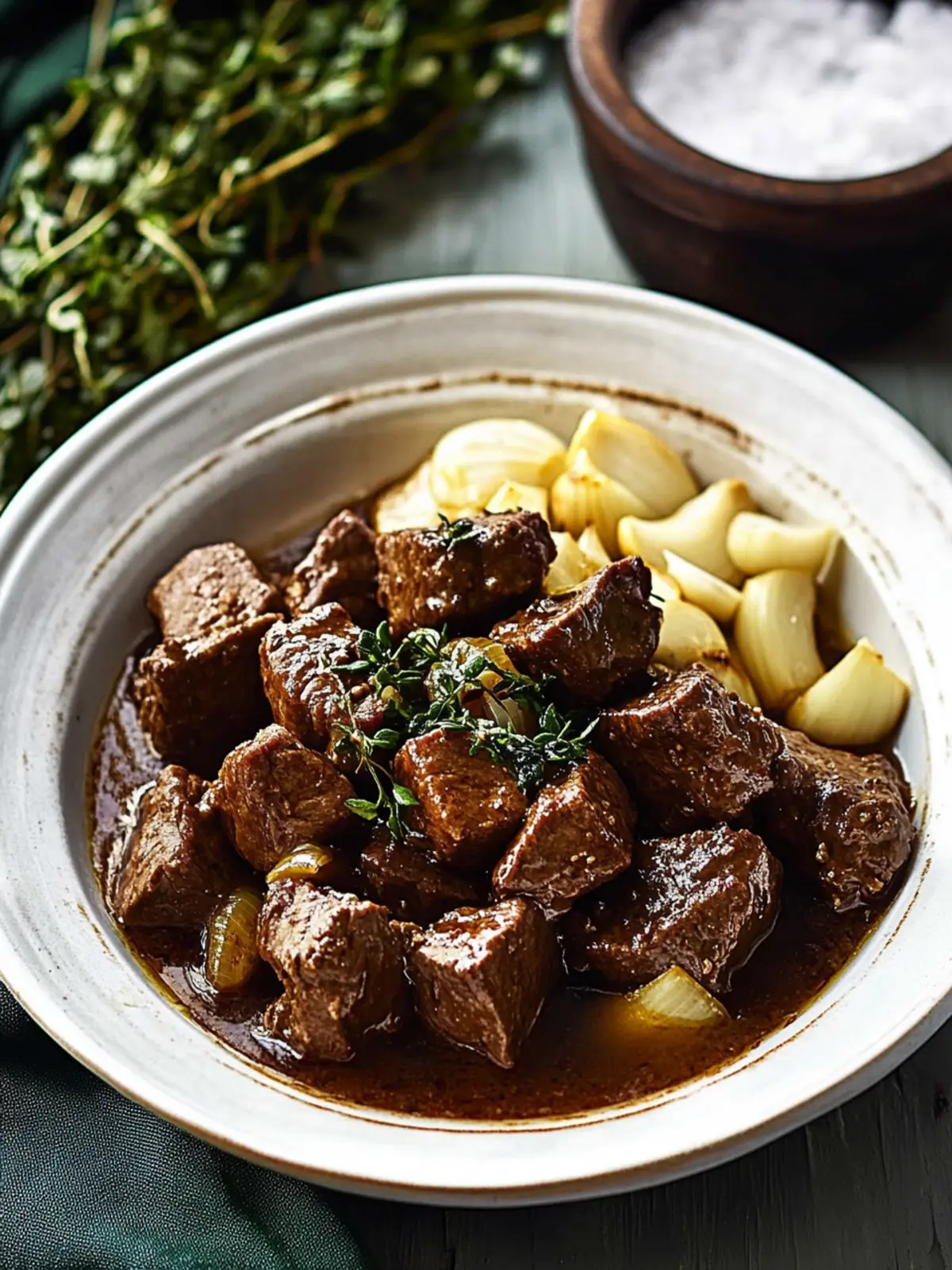 Father's Day Braised Beef Cubes with Garlic: A Hearty Delight 3 Father's Day Braised Beef Cubes with Garlic