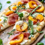 Peach, Prosciutto, and Burrata Flatbread for Summer Bliss 9 Peach, Prosciutto, and Burrata Flatbread