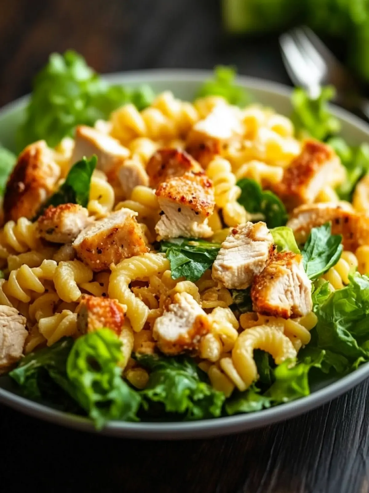 Delicious Easy Chicken Caesar Pasta Salad Recipe You'll Love 4 Easy Chicken Caesar Pasta Salad Recipe