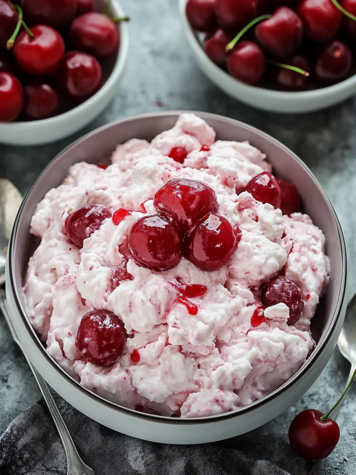 Cherry Salad: 6 Ingredient Pink Fluff for Dreamy Desserts 2 Cherry Salad (6 Ingredient Pink Fluff)