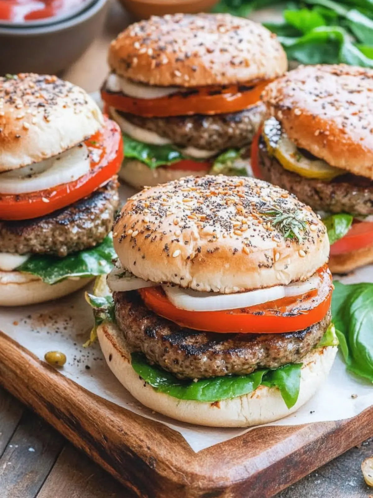 Savory Italian Grilled Hamburgers You'll Crave Every Weekend 3 Italian Grilled Hamburgers