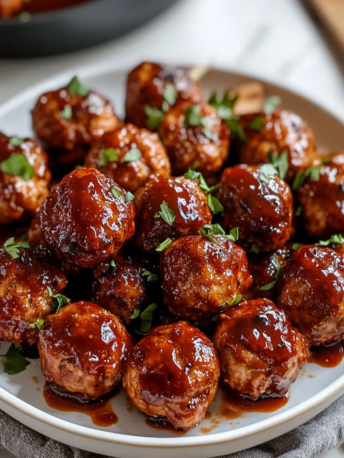 BBQ Chicken Meatballs That Will Ignite Your Taste Buds 3 BBQ Chicken Meatballs