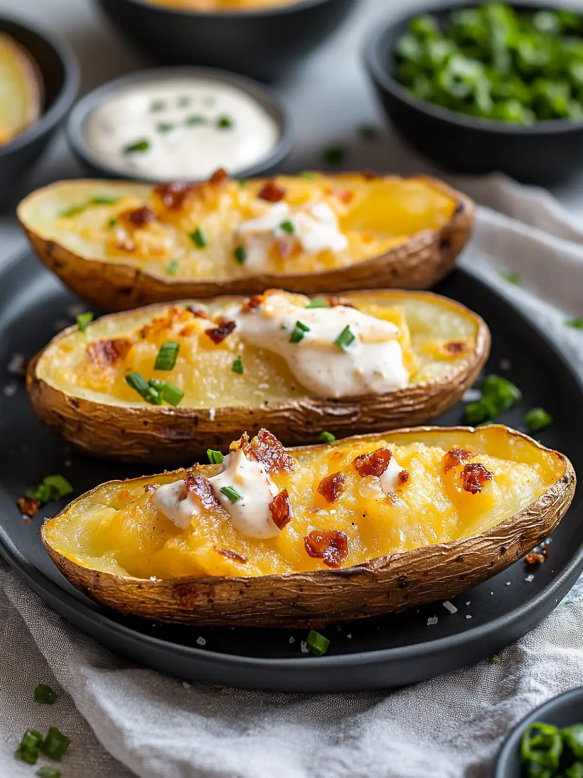 Ultimate Loaded Baked Potato Skins for Easy Comfort Food 4 Baked Potato Skins