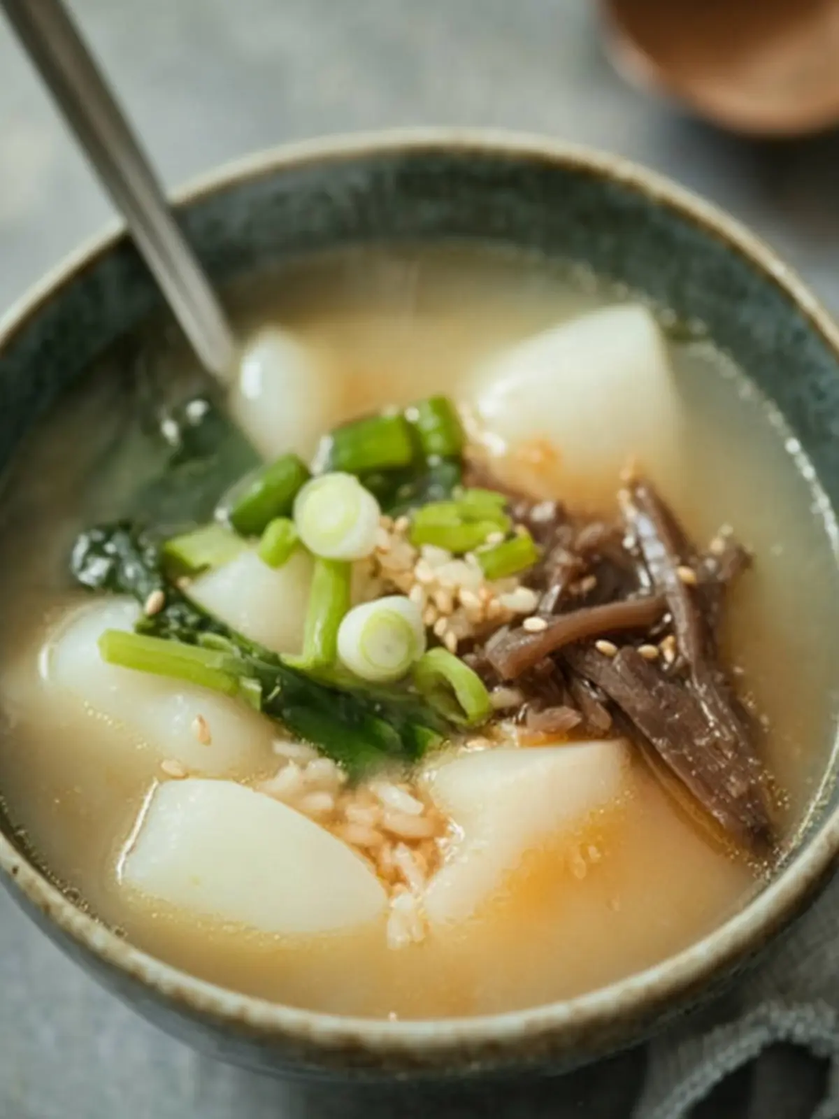 Instant Pot Korean Rice Cake Soup (Tteokguk) Magic at Home 3 Instant Pot Korean Rice Cake Soup (Tteokguk)