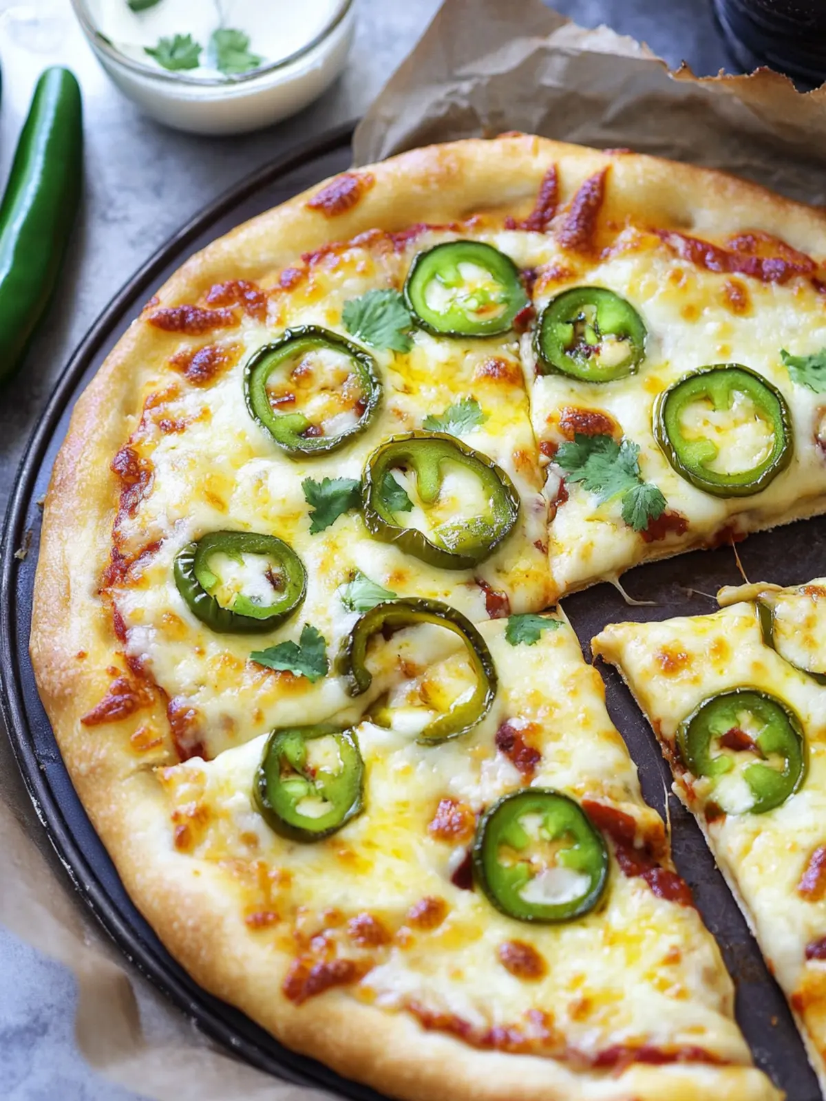 Jalapeno Popper Pizza with Cheesy Bacon Bliss 2 Jalapeno Popper Pizza