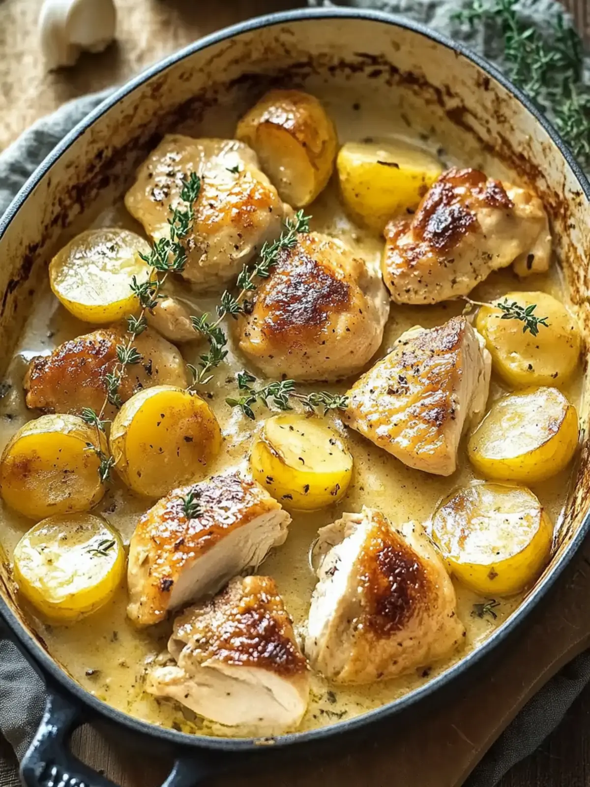 Savory French Chicken Casserole à la Normande You’ll Love 4 French Chicken Casserole à la Normande