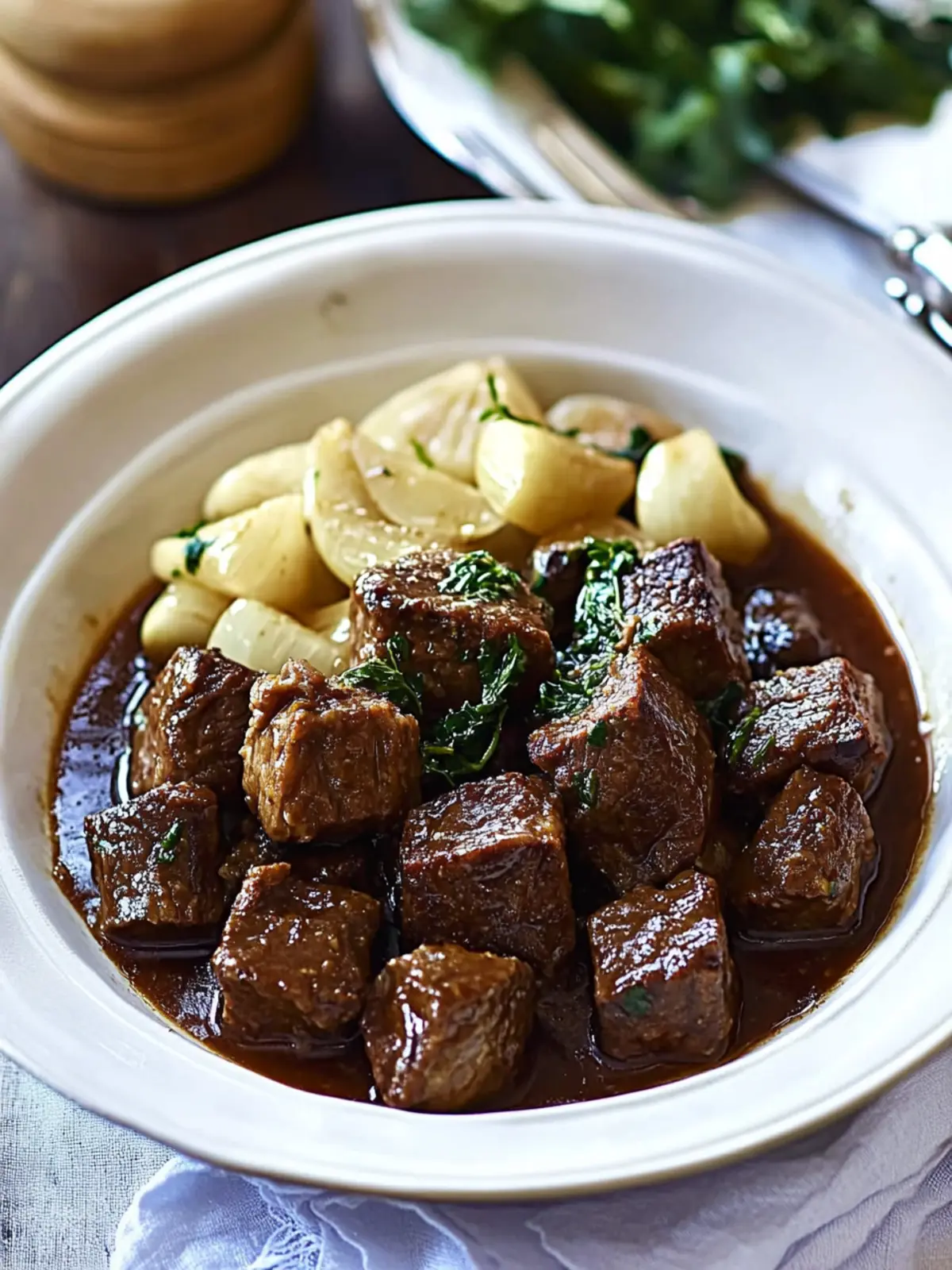 Father's Day Braised Beef Cubes with Garlic: A Hearty Delight 5 Father's Day Braised Beef Cubes with Garlic