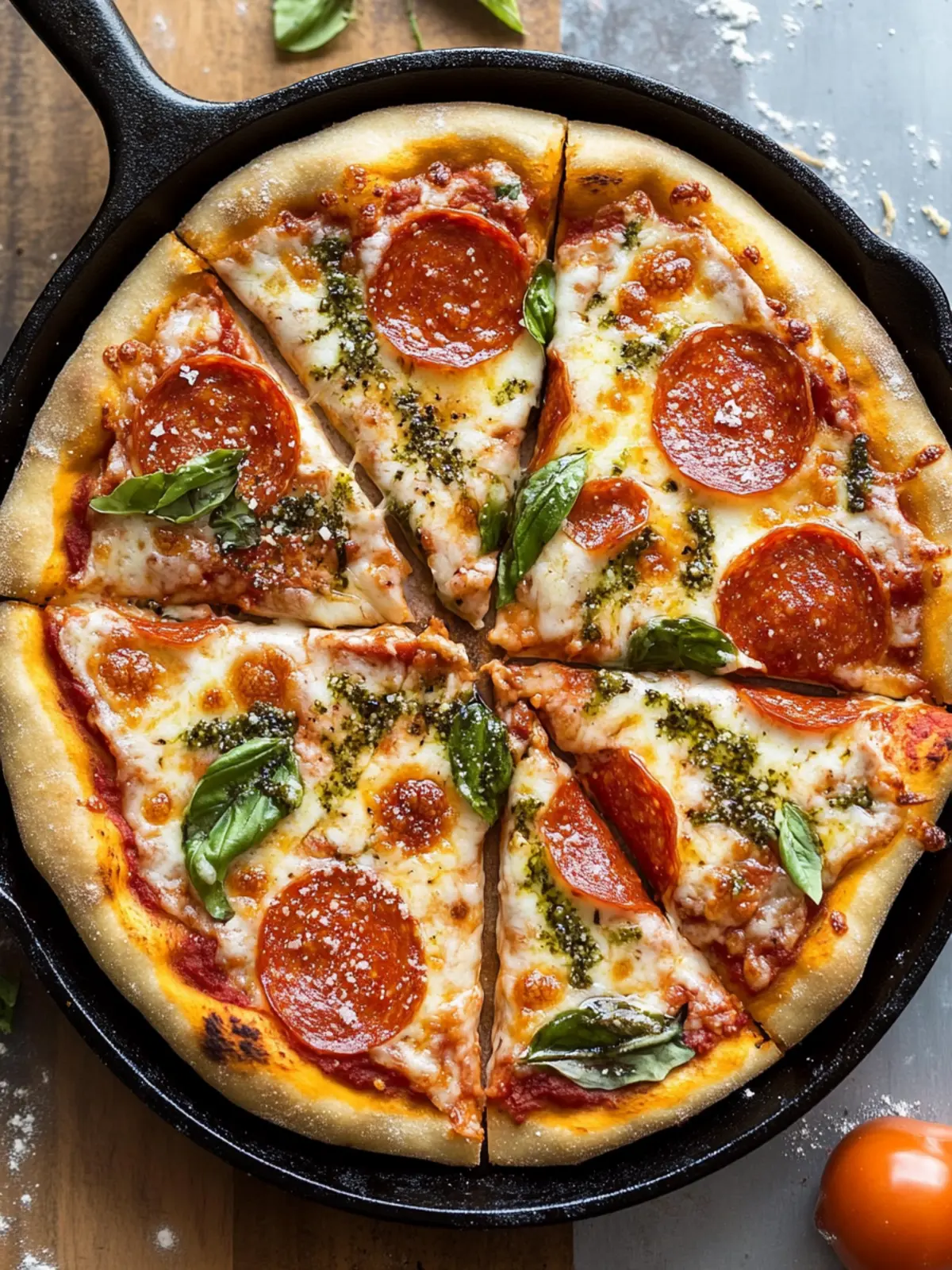 Cast Iron Skillet Pizza That Turns You Into a Pro Chef 2 Cast Iron Skillet Pizza