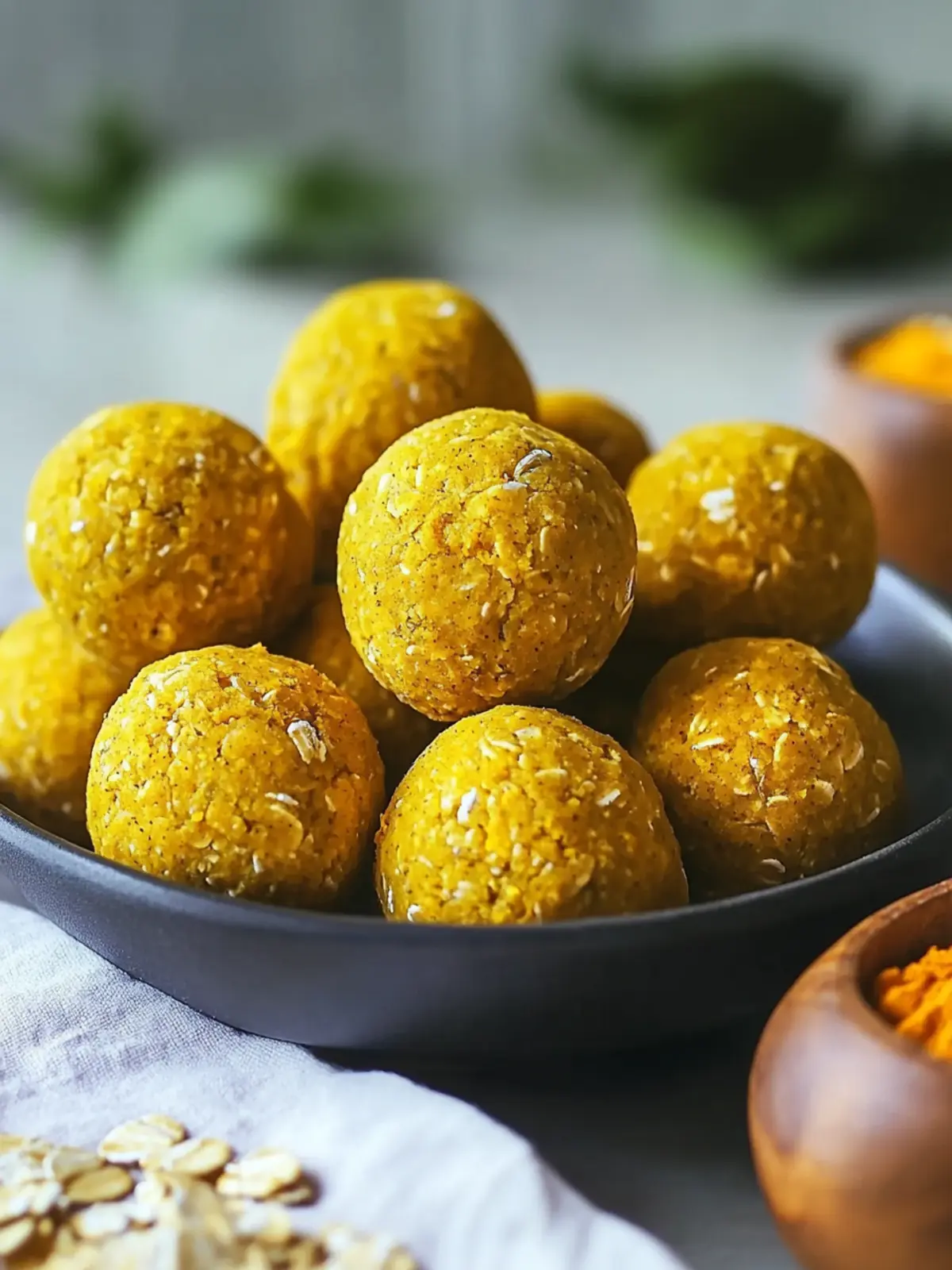 Delicious Turmeric Oat Balls for a Healthy Snack Boost 5 Turmeric Oat Balls