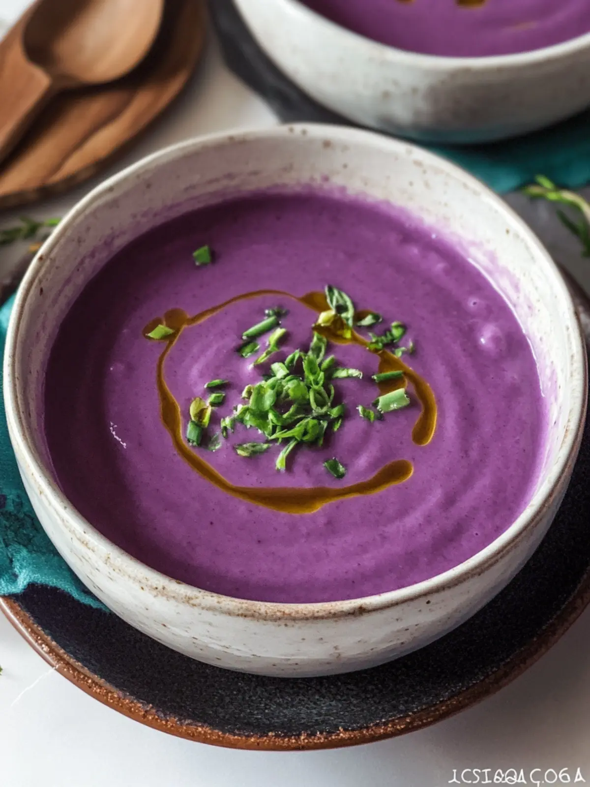 Creamy Purple Yam Soup That Will Brighten Your Day 2 Purple Yam Soup