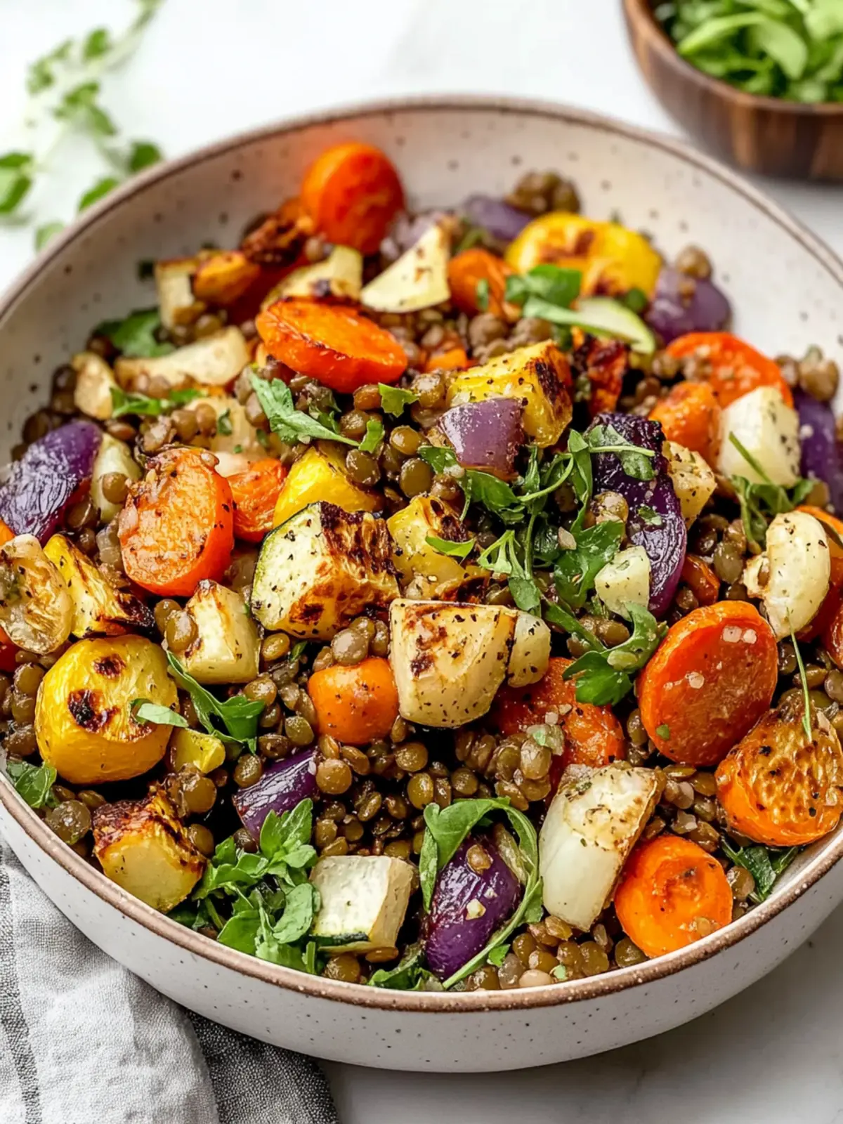 Gluten-Free Roasted Vegetable Lentil Salad You’ll Crave Daily 4 Gluten-Free Roasted Vegetable Lentil Salad