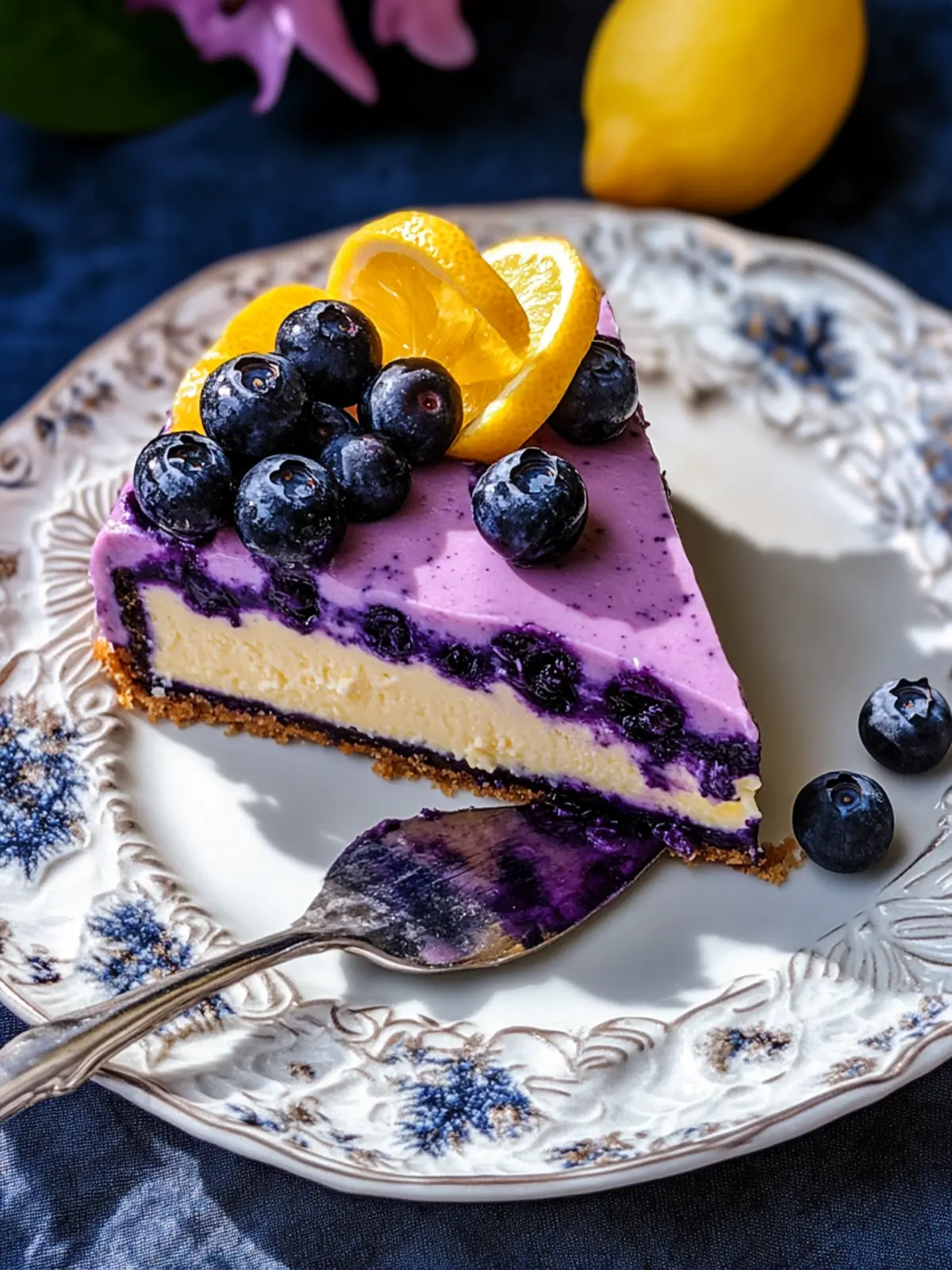 Lemon Blueberry Cheesecake: Pure Bliss in Every Bite 5 Lemon Blueberry Cheesecake