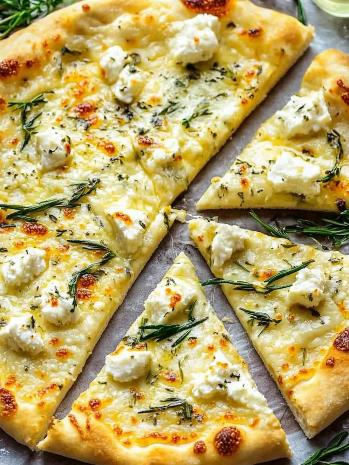 Savor the Creamy Delight of White Pizza (Pizza Bianca) 3 White Pizza (Pizza Bianca)