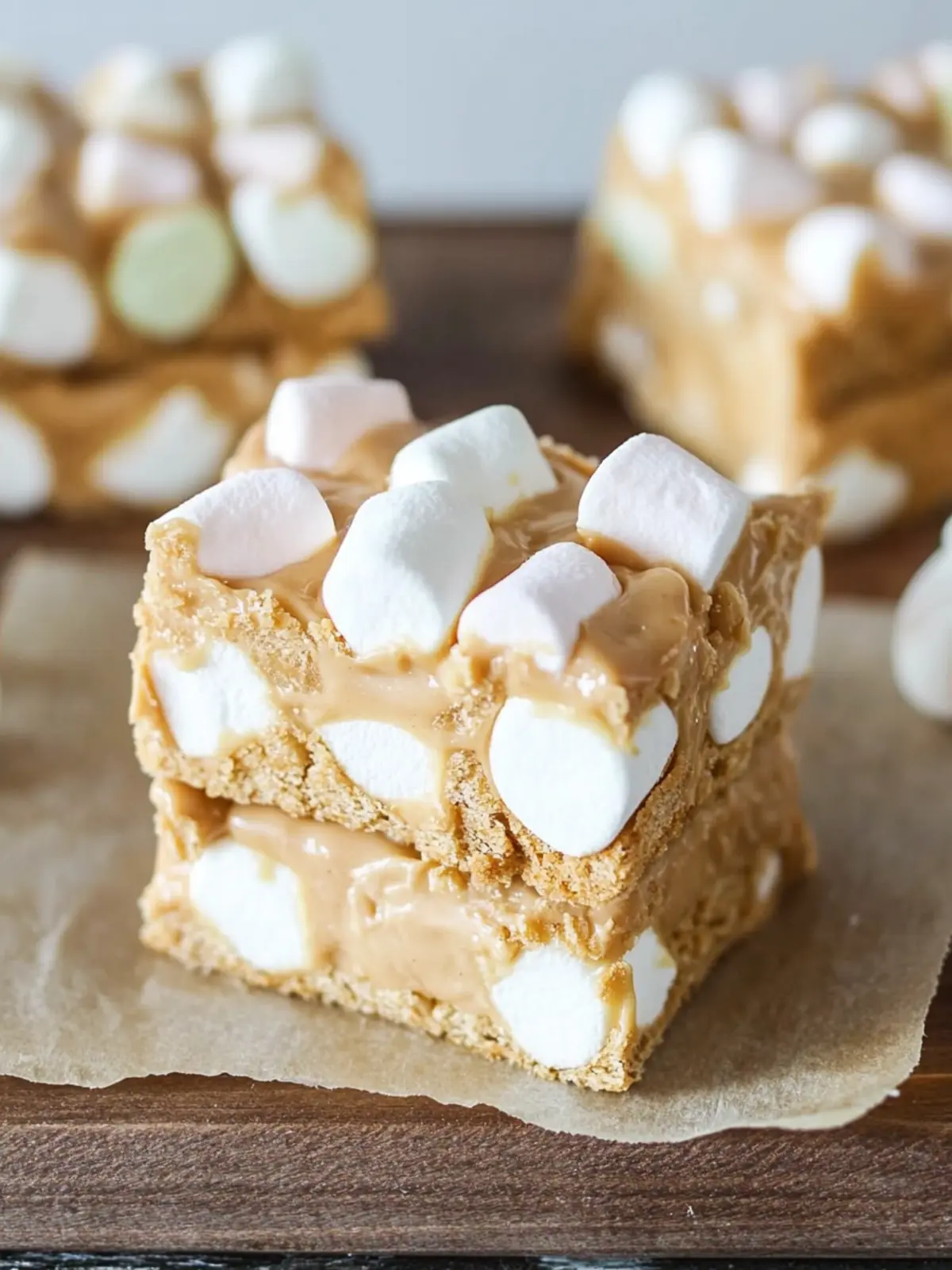 Decadent Peanut Butter Marshmallow Squares You'll Crave 4 Peanut Butter Marshmallow Squares