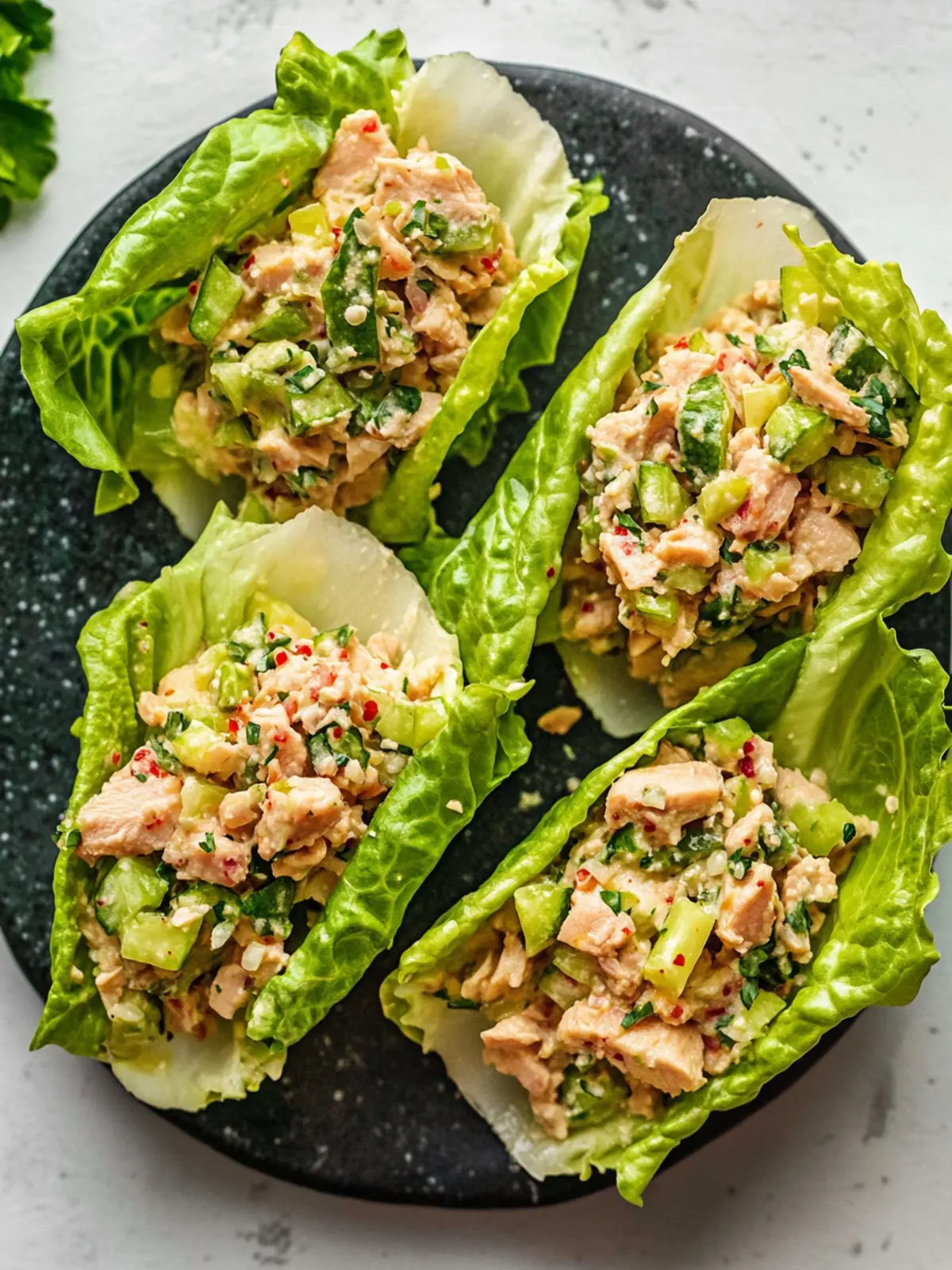 Zesty Tuna Salad Lettuce Wraps for a Fresh Twist on Lunch 5 Tuna Salad Lettuce Wraps