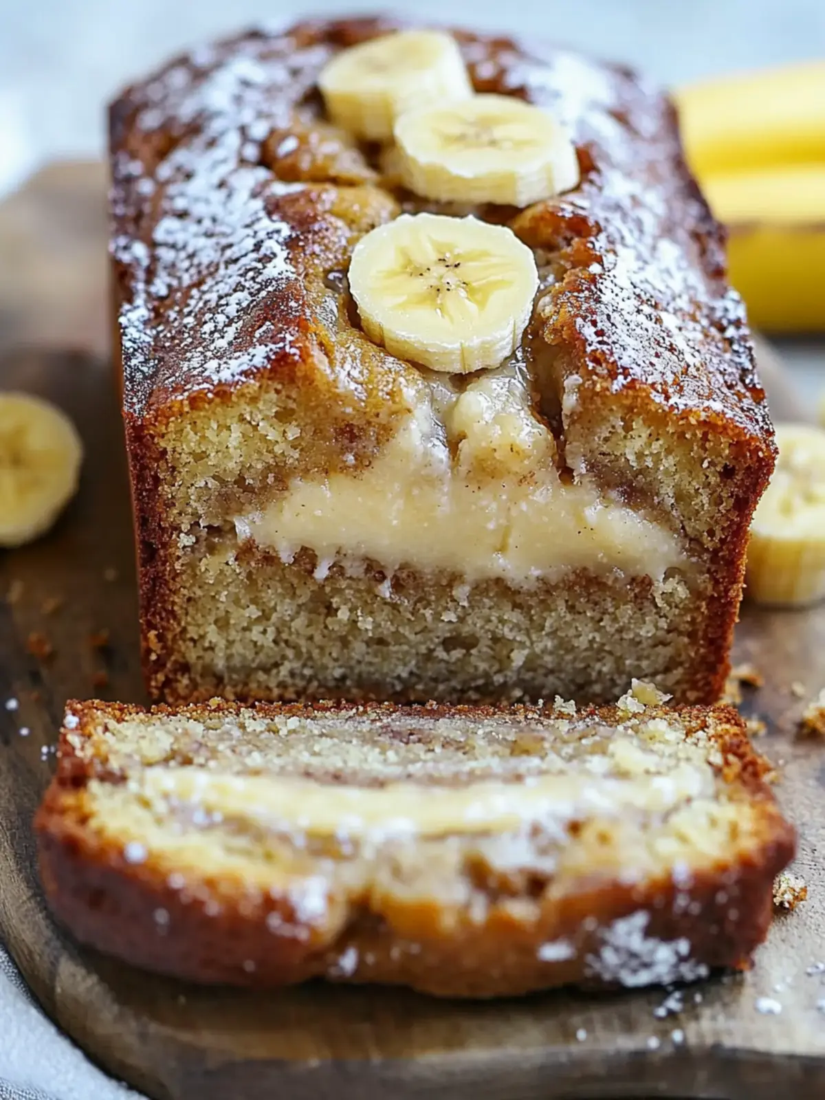 Cheesecake Banana Bread: A Dreamy Twist on Banana Bliss 2 Cheesecake Banana Bread