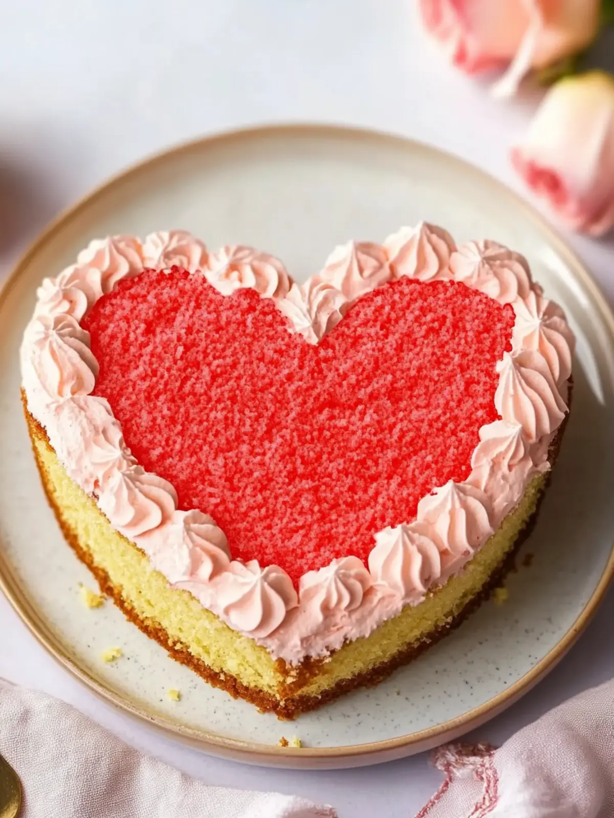 Heart Surprise Cake: Whip Up Joy with This Easy Recipe! 4 Heart Surprise Cake
