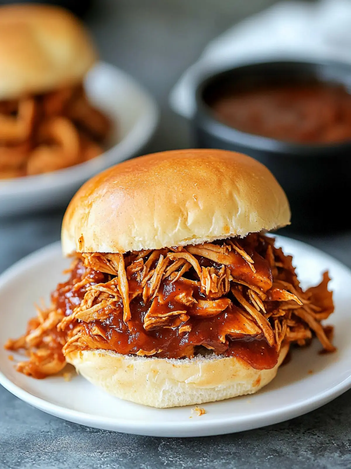 Savory Secrets: The Best Crockpot BBQ Chicken Made Easy 2 The Best Crockpot BBQ Chicken (Easy Pulled Chicken)