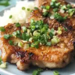 Savor the Flavor: Green Onion Pork Chops Made Crispy 3 Green Onion Pork Chops