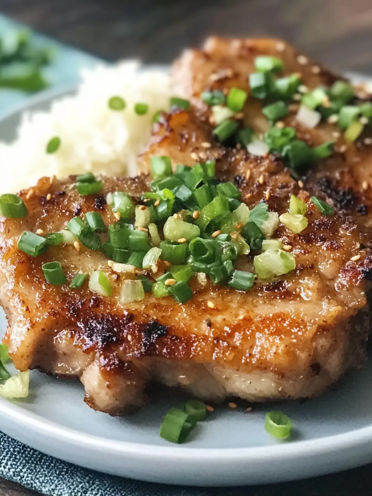 Savor the Flavor: Green Onion Pork Chops Made Crispy 5 Green Onion Pork Chops