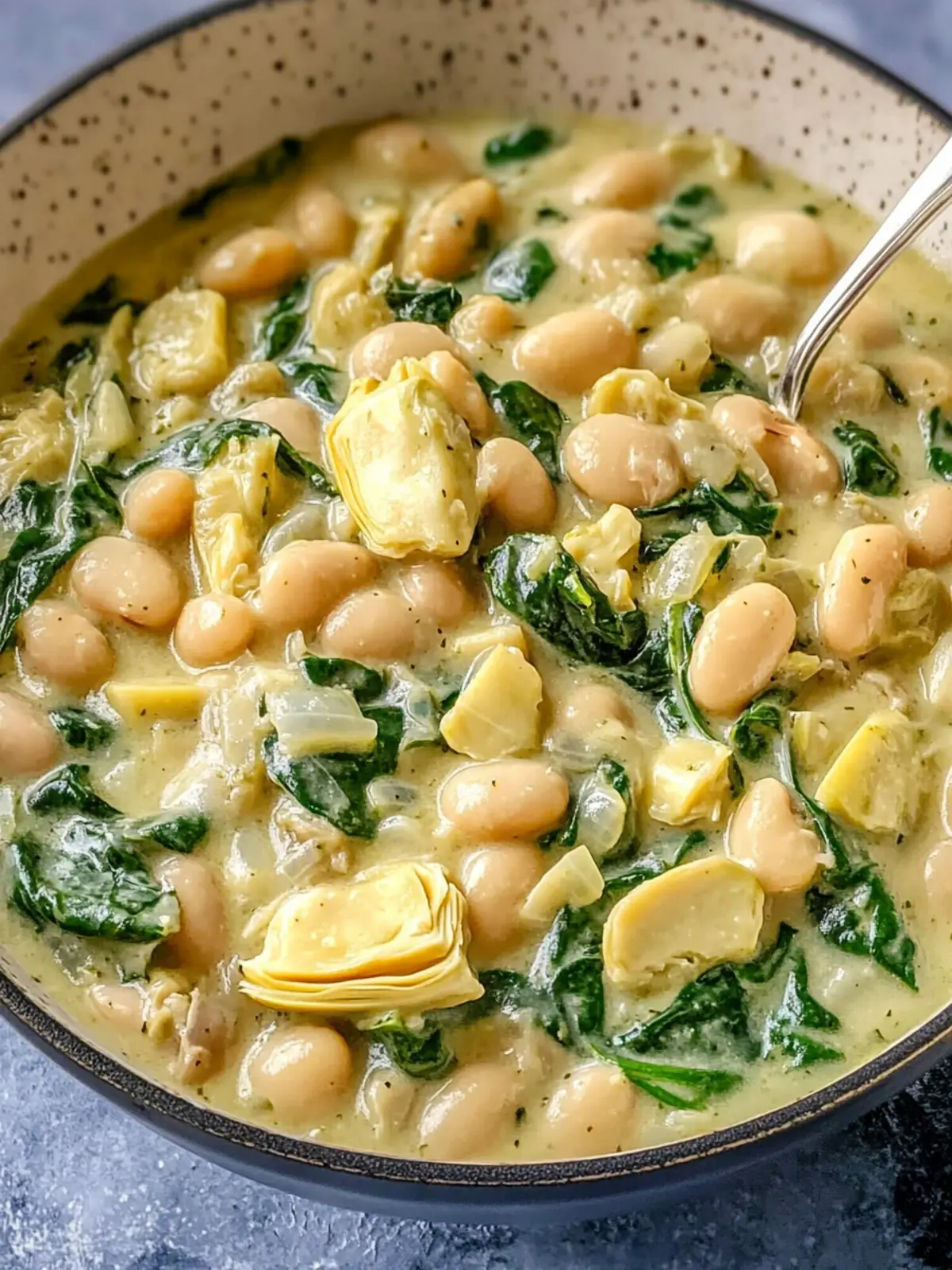 Creamy Spinach Artichoke Butter Beans for Cozy Nights 3 Creamy Spinach Artichoke Butter Beans